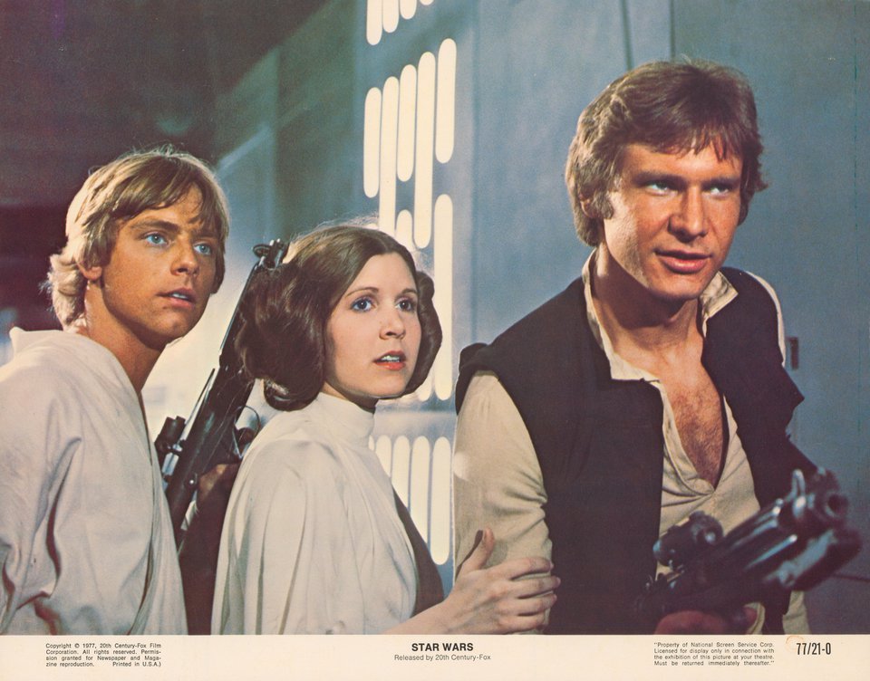 Star Wars Original 1977 U.S. Scene Card