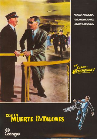 North by Northwest Original R1980 Spanish Scene Card