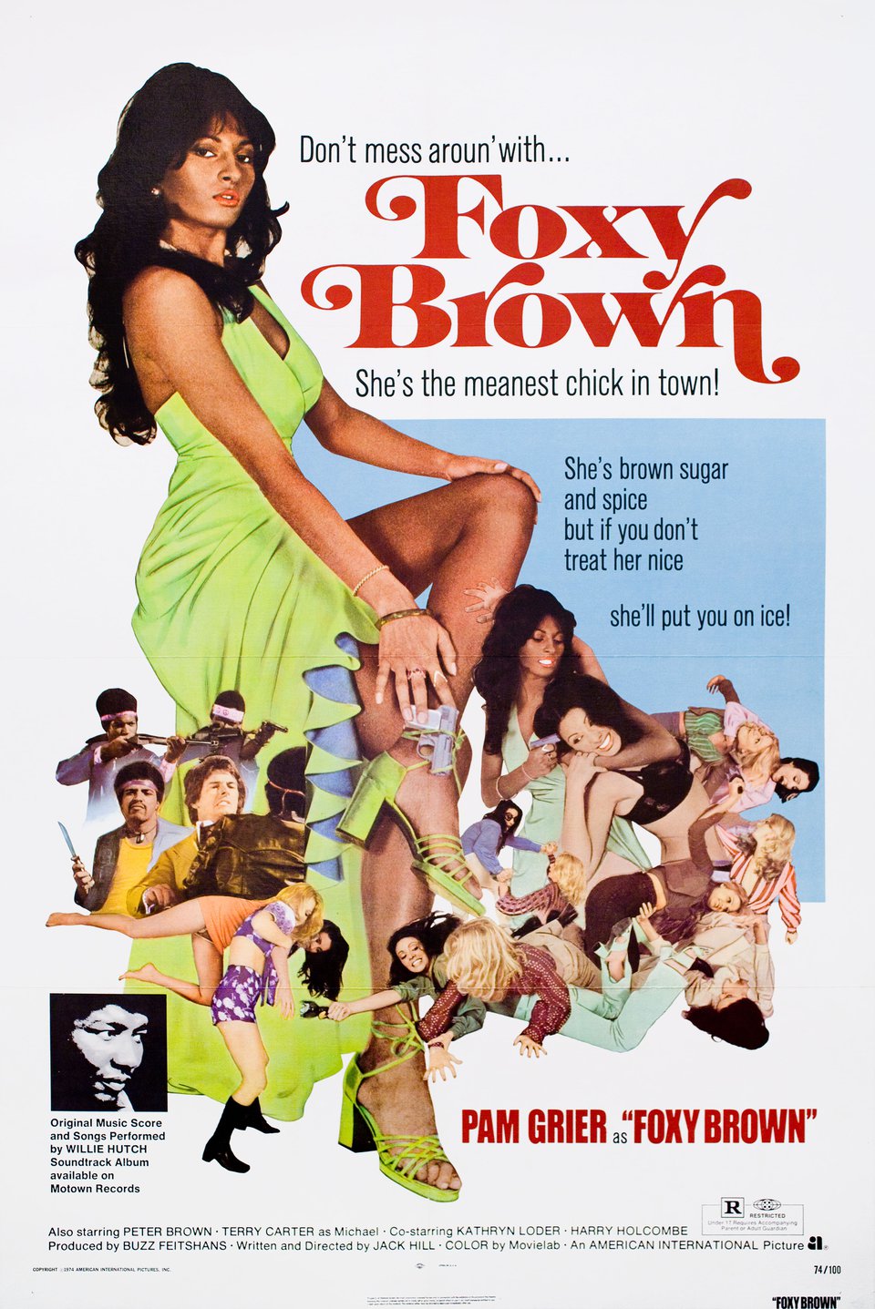 Foxy Brown Original 1974 U.S. One Sheet Movie Poster