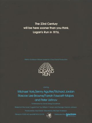 Logan's Run Original 1976 U.S. Screening Movie Program Alternate Image