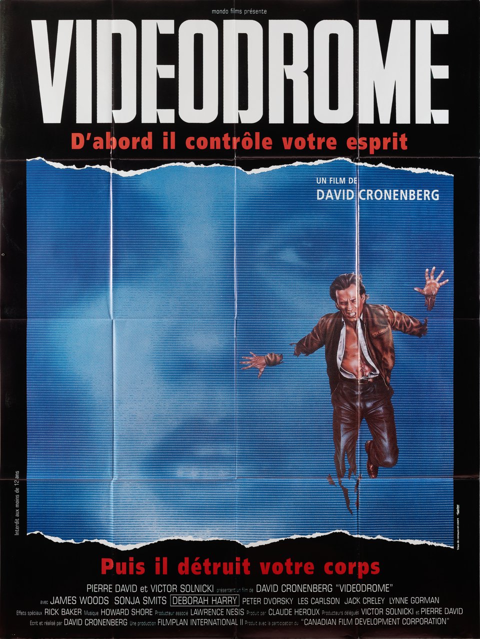 Videodrome Original R2020s French Grande Movie Poster