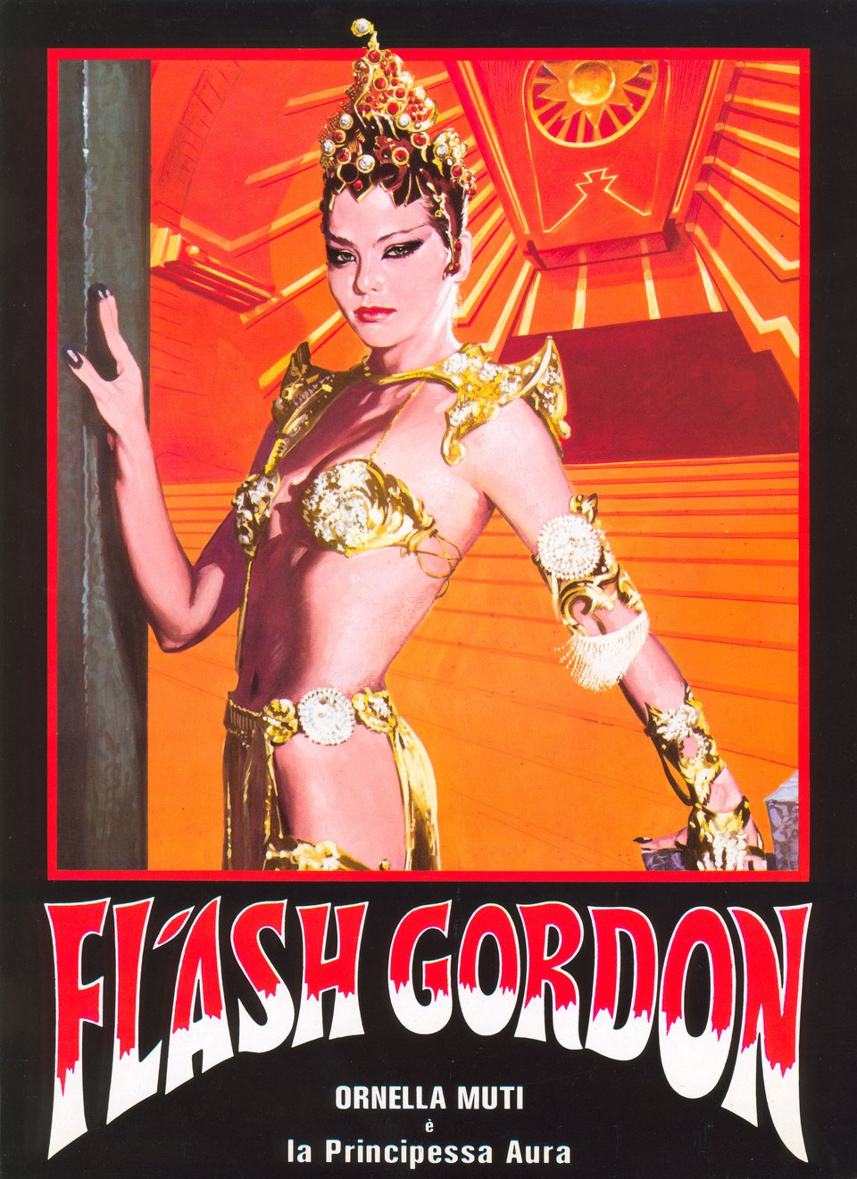 Flash Gordon Original 1980 Italian Scene Card