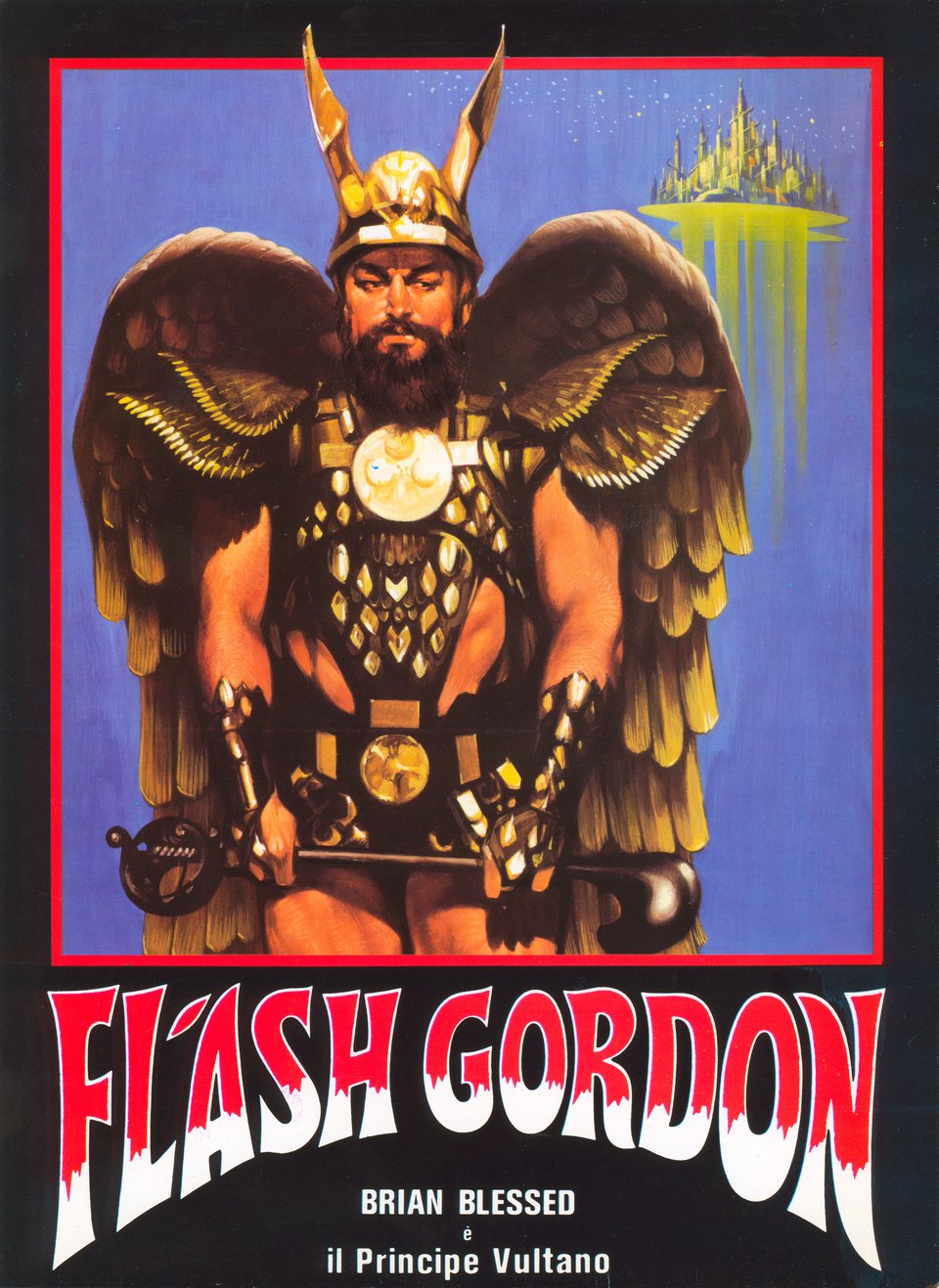Flash Gordon Original 1980 Italian Scene Card