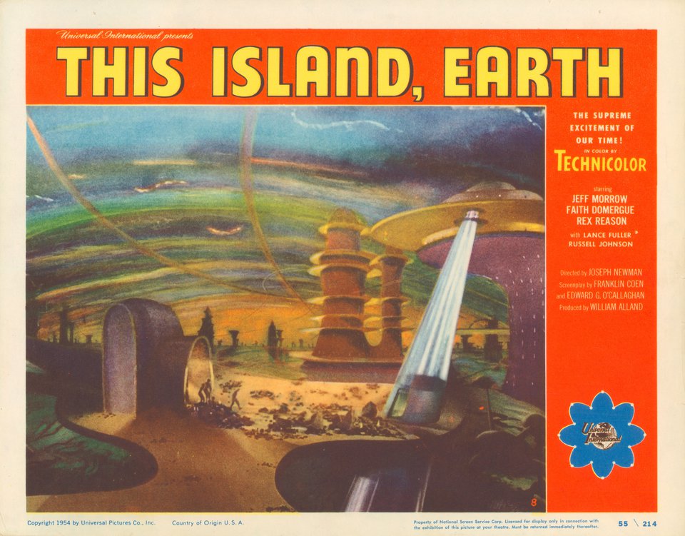 This Island Earth Original 1955 U.S. Scene Card