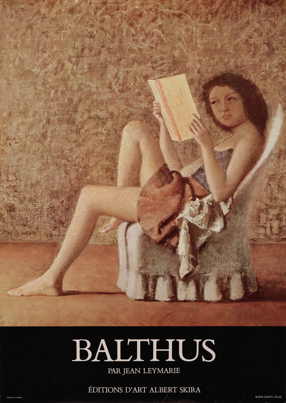 Balthus Original 1980s Swiss A2 Poster