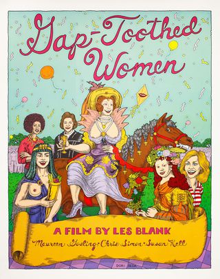 Gap-Toothed Women Original 1987 U.S. Movie Poster