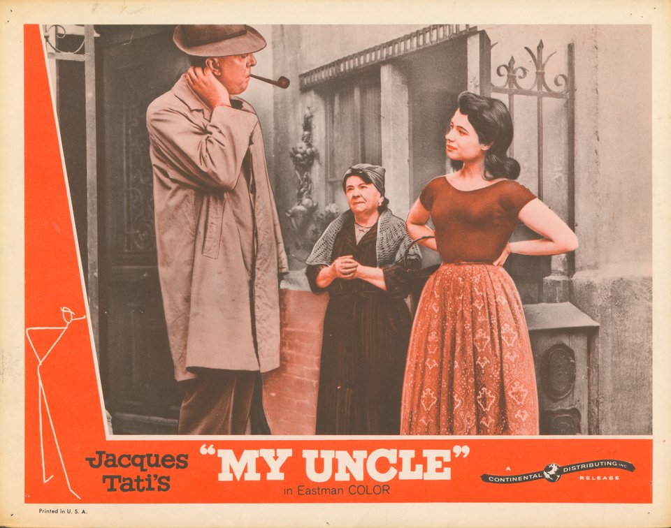 Mon Oncle Original 1958 U.S. Scene Card