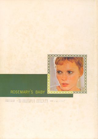 Rosemary's Baby Original 1968 Japanese Movie Program Alternate Image