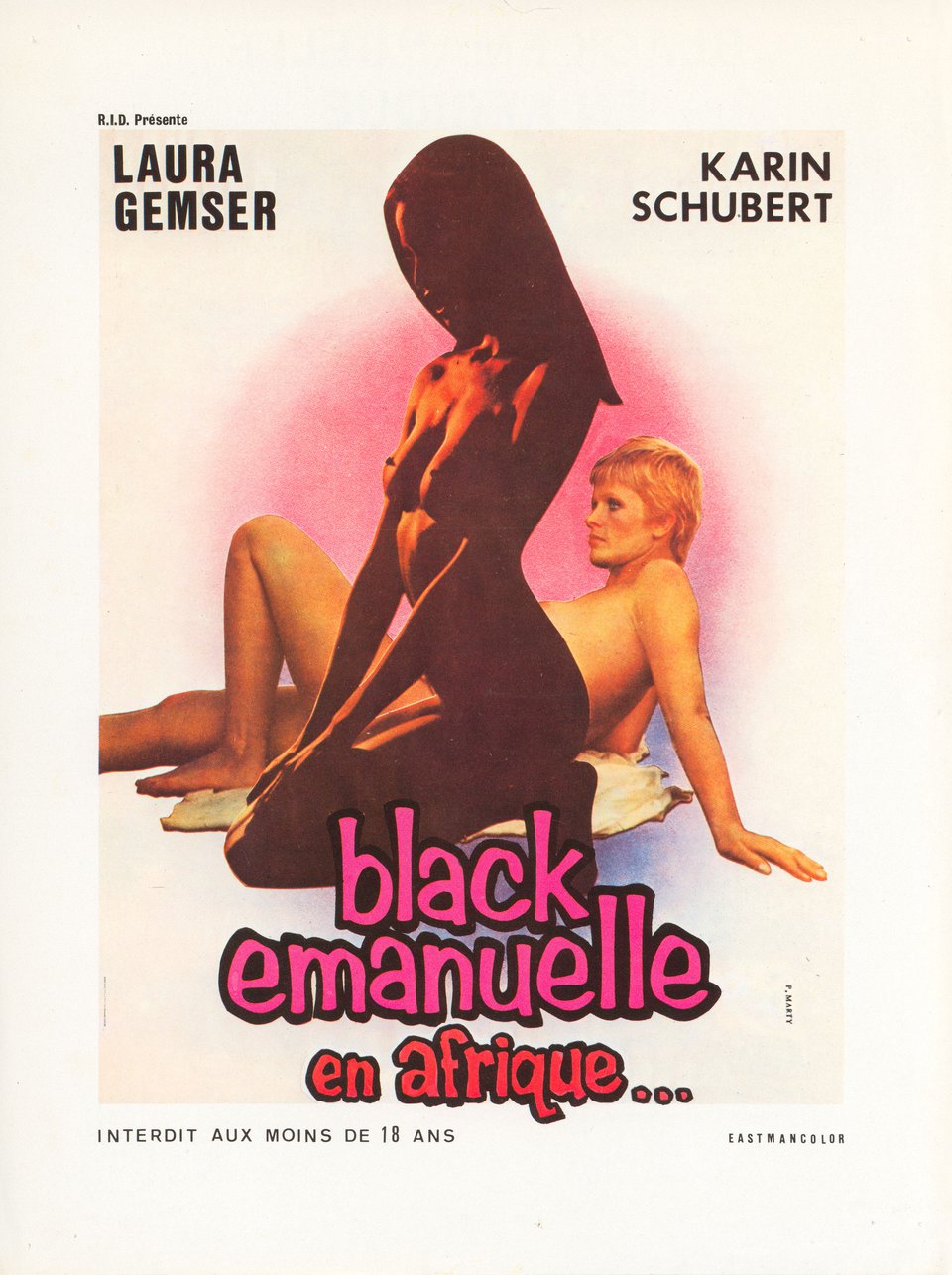 Black Emanuelle Original 1975 French Movie Pressbook