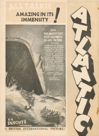 Atlantic (1929) Original Movie Posters - Posteritati Movie Poster