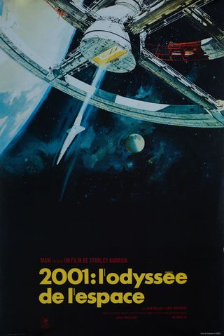 2001: A Space Odyssey R1980s French Commercial Movie Poster