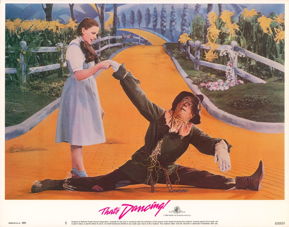 That's Dancing! / The Wizard of Oz Original 1985 U.S. Scene Card
