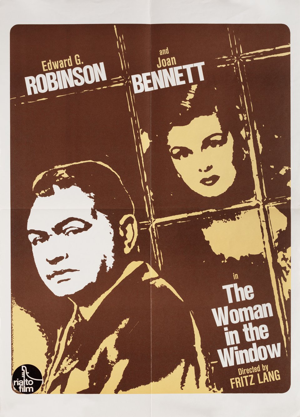 The Woman in the Window Original R1970s Swiss B2 Movie Poster