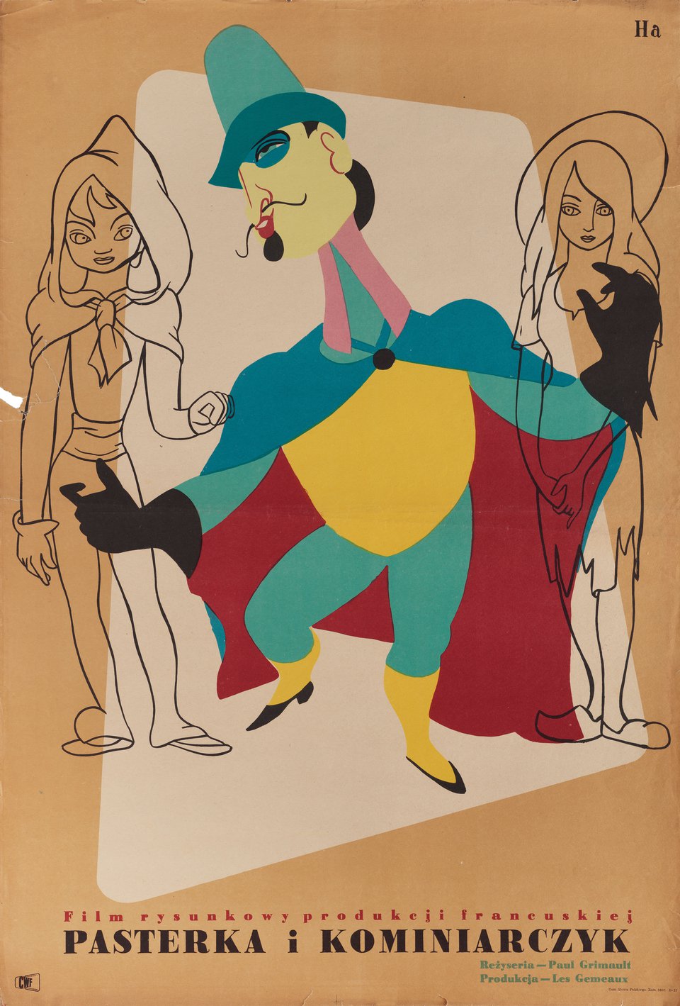 The Curious Adventures of Mr. Wonderbird Original 1952 Polish A1 Movie Poster