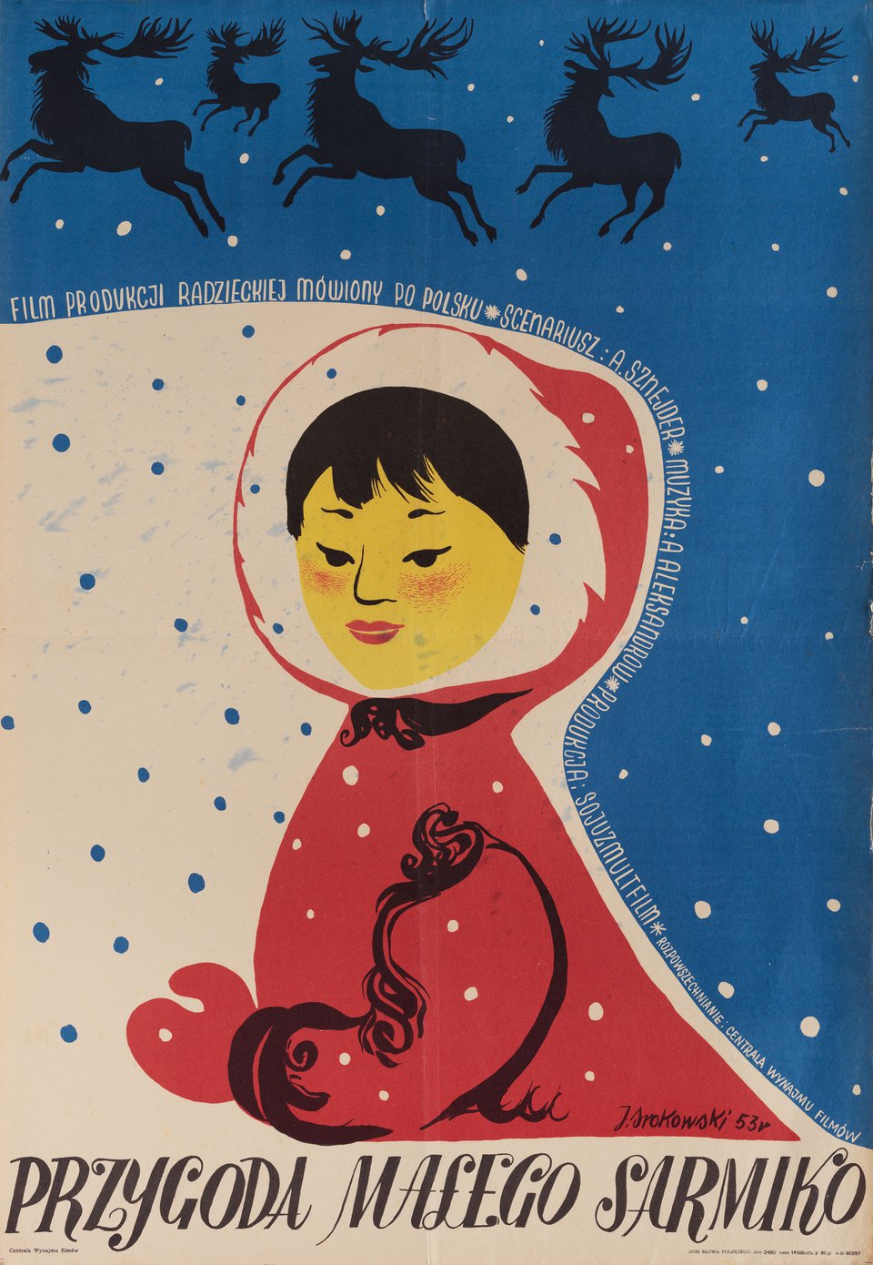 Sarmiko Original 1953 Polish A1 Movie Poster