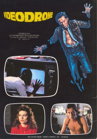 Videodrome Original 1983 French Movie Program Alternate Image