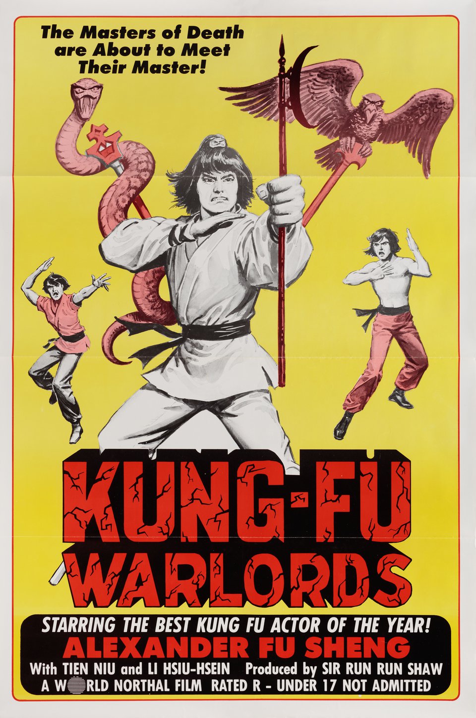 Kung-Fu Warlords Original 1979 U.S. One Sheet Movie Poster