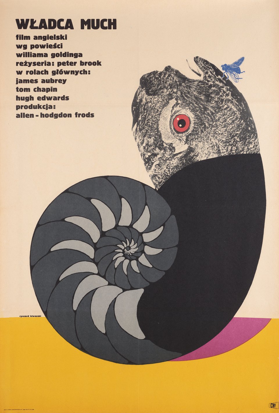 Lord of the Flies Original 1964 Polish A1 Movie Poster