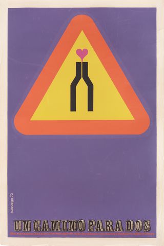 Two for the Road Original 1967 Cuban Movie Poster