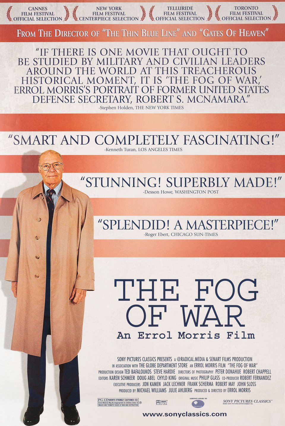 The Fog of War Original 2004 U.S. One Sheet Movie Poster