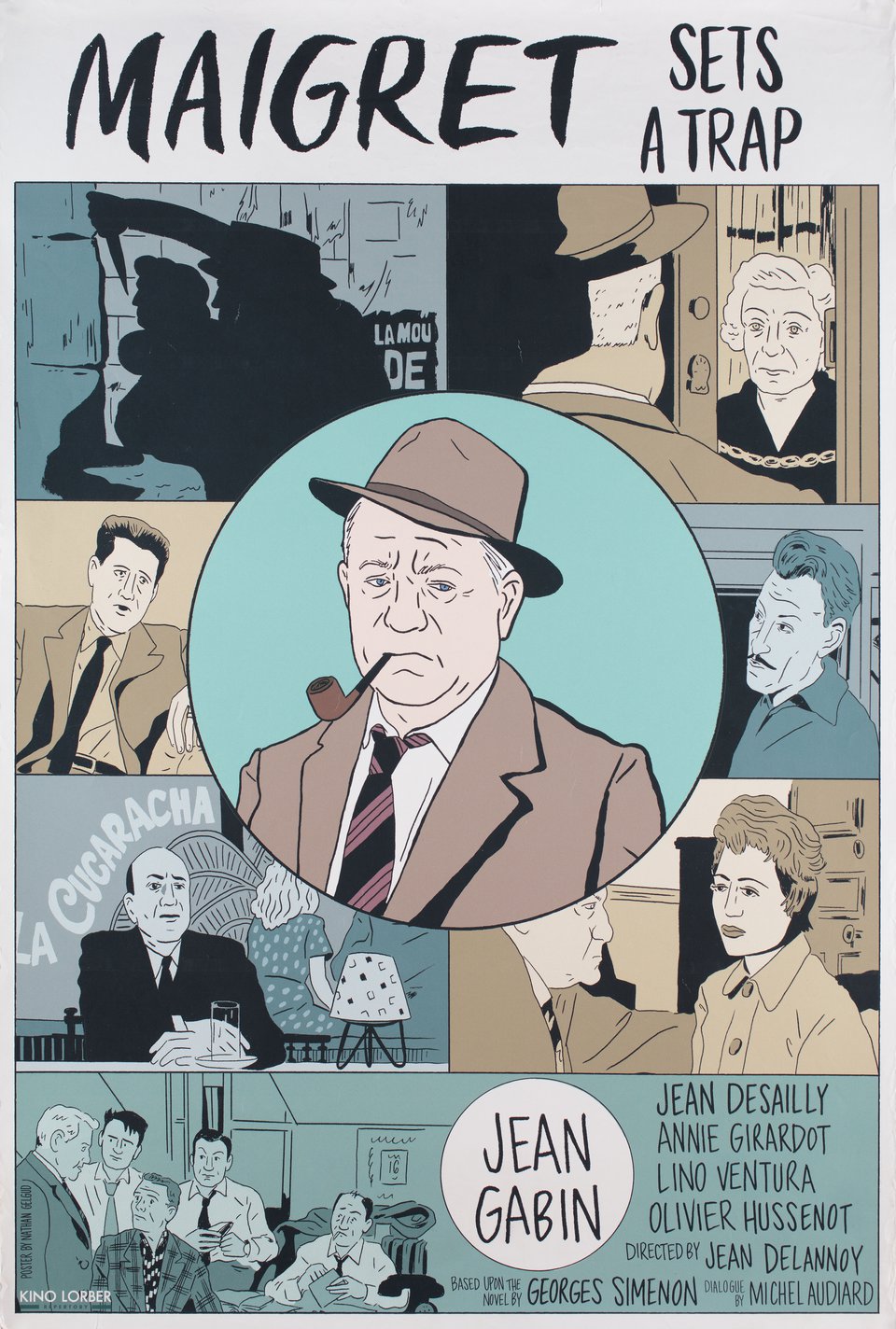 Inspector Maigret Original R2017 British One Sheet Movie Poster