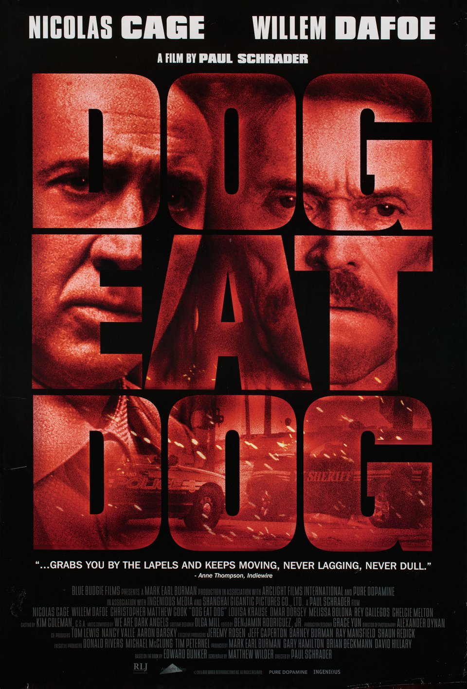 Dog Eat Dog Original 2016 U.S. One Sheet Movie Poster