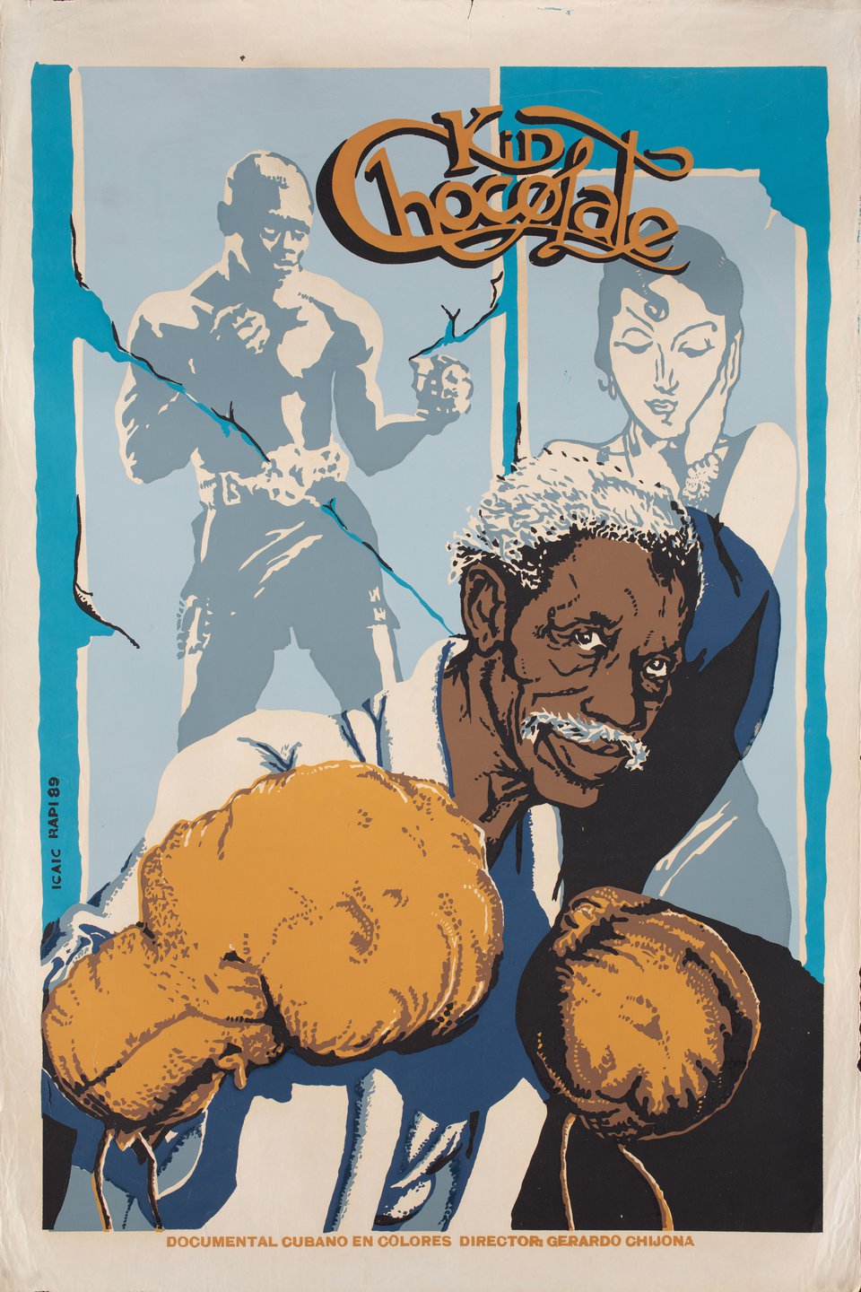 Kid Chocolate Original 1989 Cuban Movie Poster