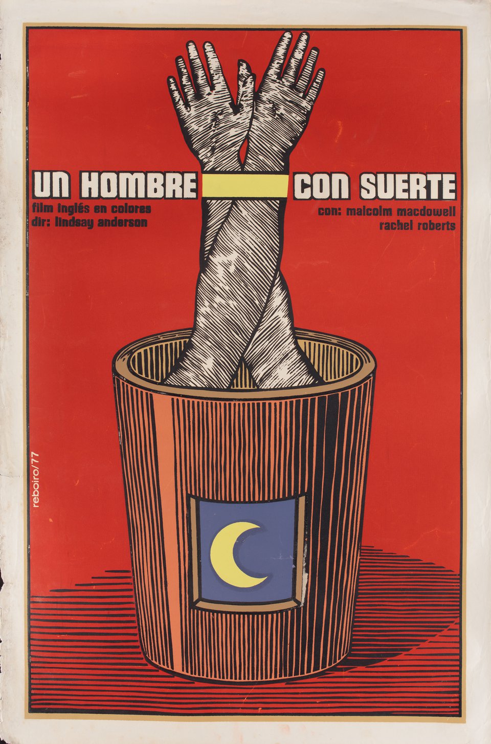 O Lucky Man! Original 1977 Cuban Movie Poster