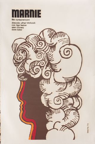 Marnie Original 1974 Cuban Movie Poster