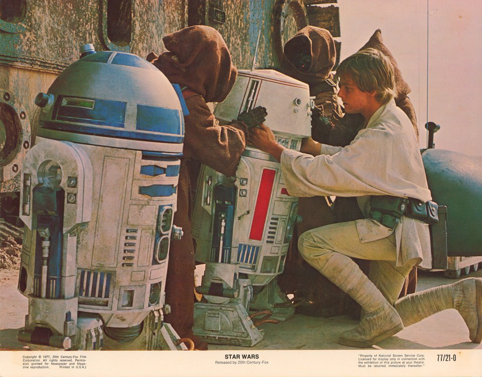 Star Wars Original 1977 U.S. Scene Card