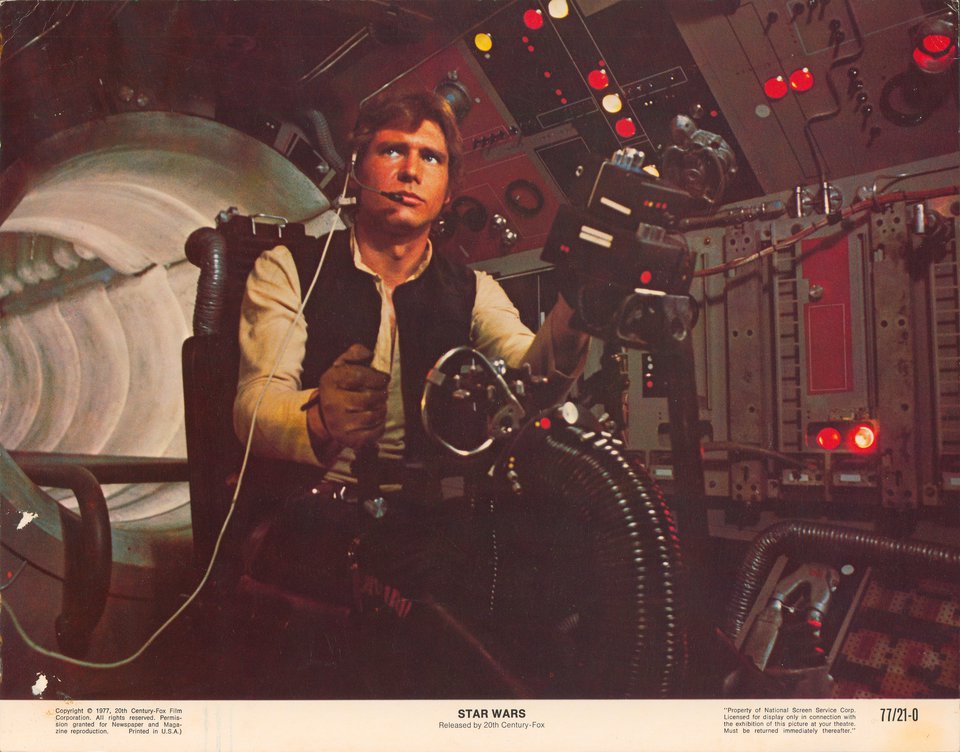 Star Wars Original 1977 U.S. Scene Card