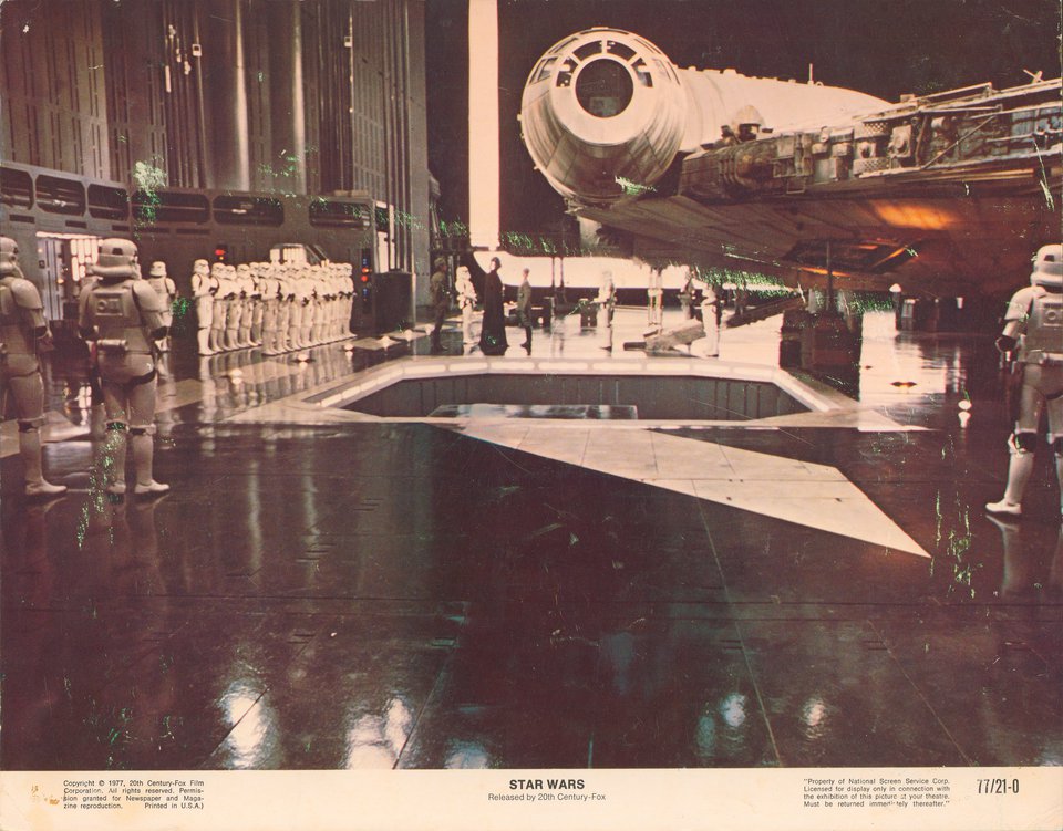 Star Wars Original 1977 U.S. Scene Card