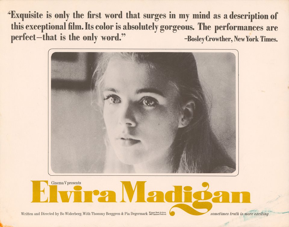 Elvira Madigan Original 1967 U.S. Scene Card