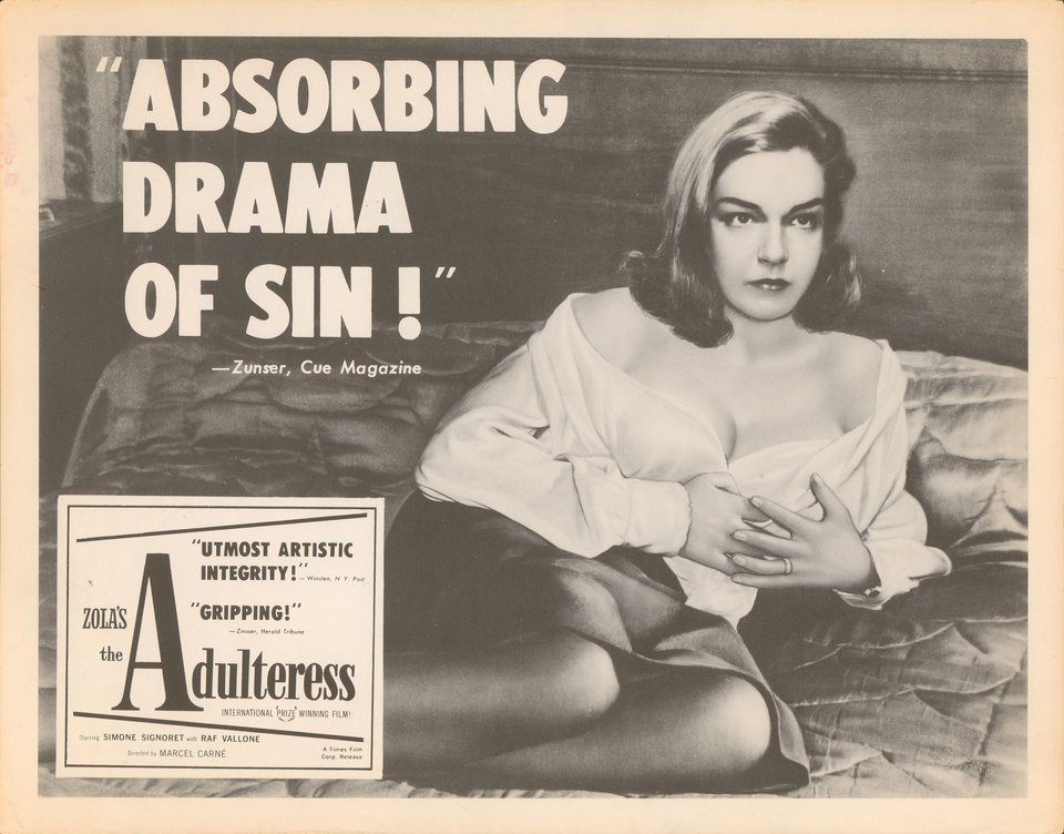 Therese Raquin Original 1953 U.S. Title Card