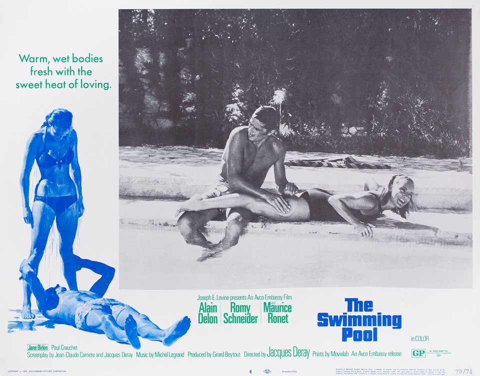 La Piscine Original 1970 U.S. Scene Card