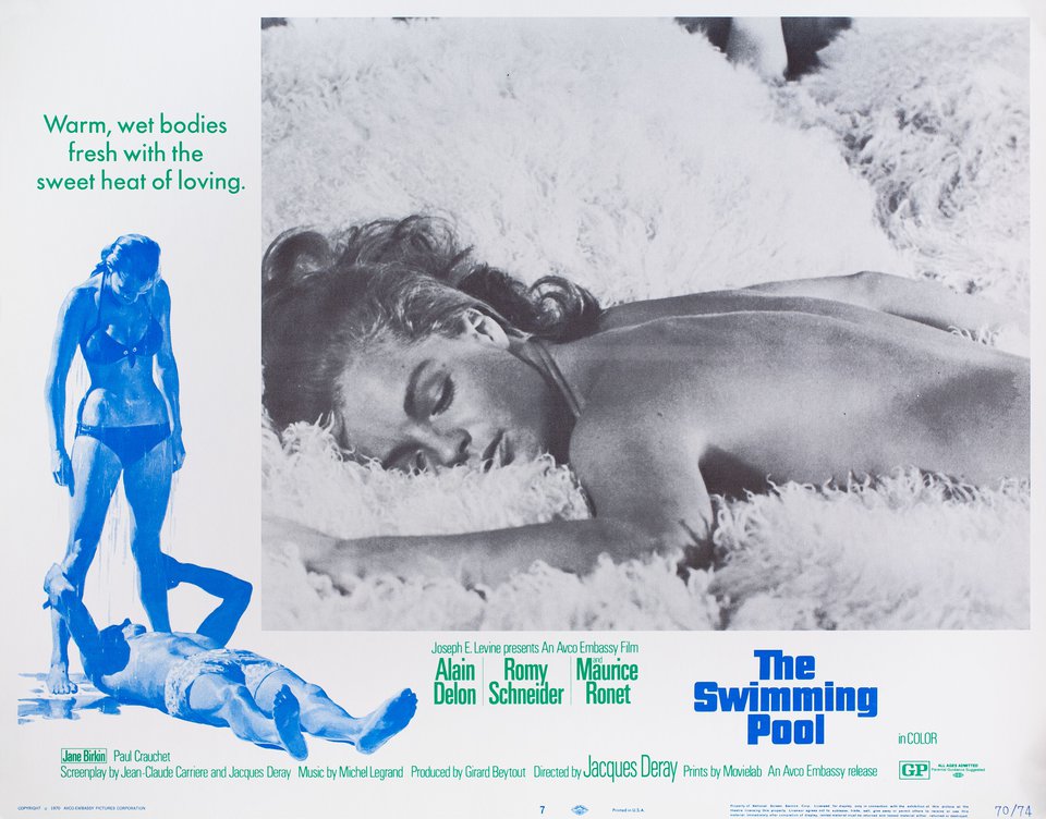 La Piscine Original 1970 U.S. Scene Card