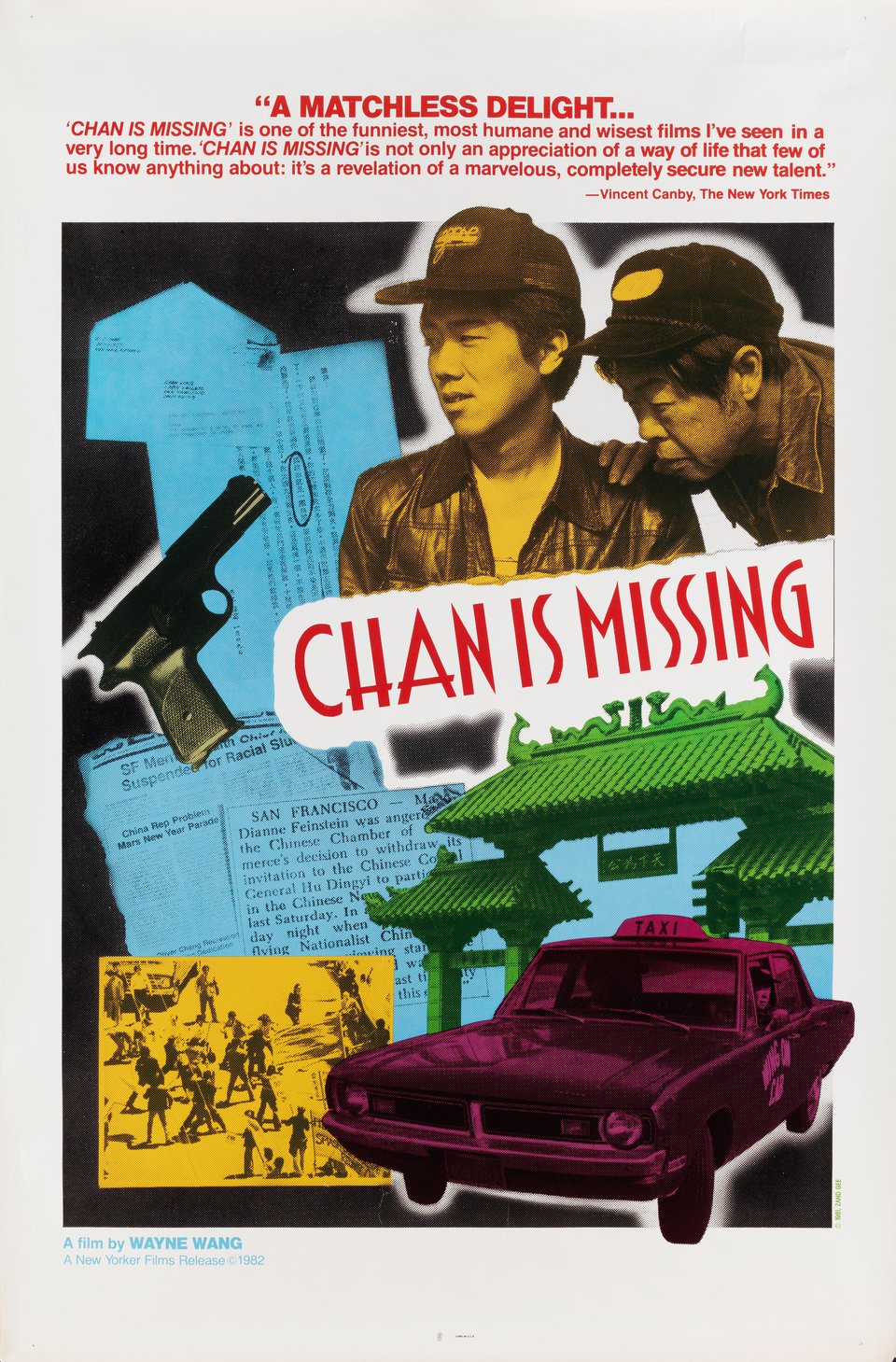 Chan Is Missing Original 1982 U.S. One Sheet Movie Poster