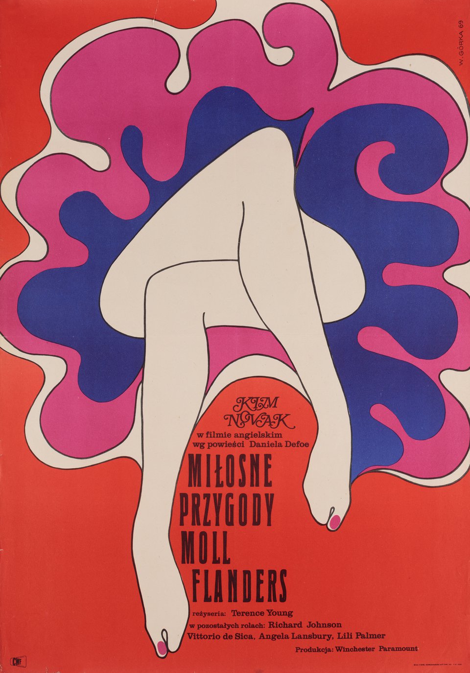 The Amorous Adventures of Moll Flanders Original 1969 Polish A1 Movie Poster