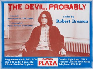 The Devil, Probably Original 1978 British Quad Movie Poster