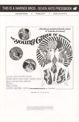 The Young Girls of Rochefort Original 1967 U.S. Movie Pressbook Alternate Image