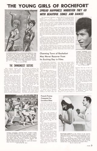 The Young Girls of Rochefort Original 1967 U.S. Movie Pressbook Alternate Image