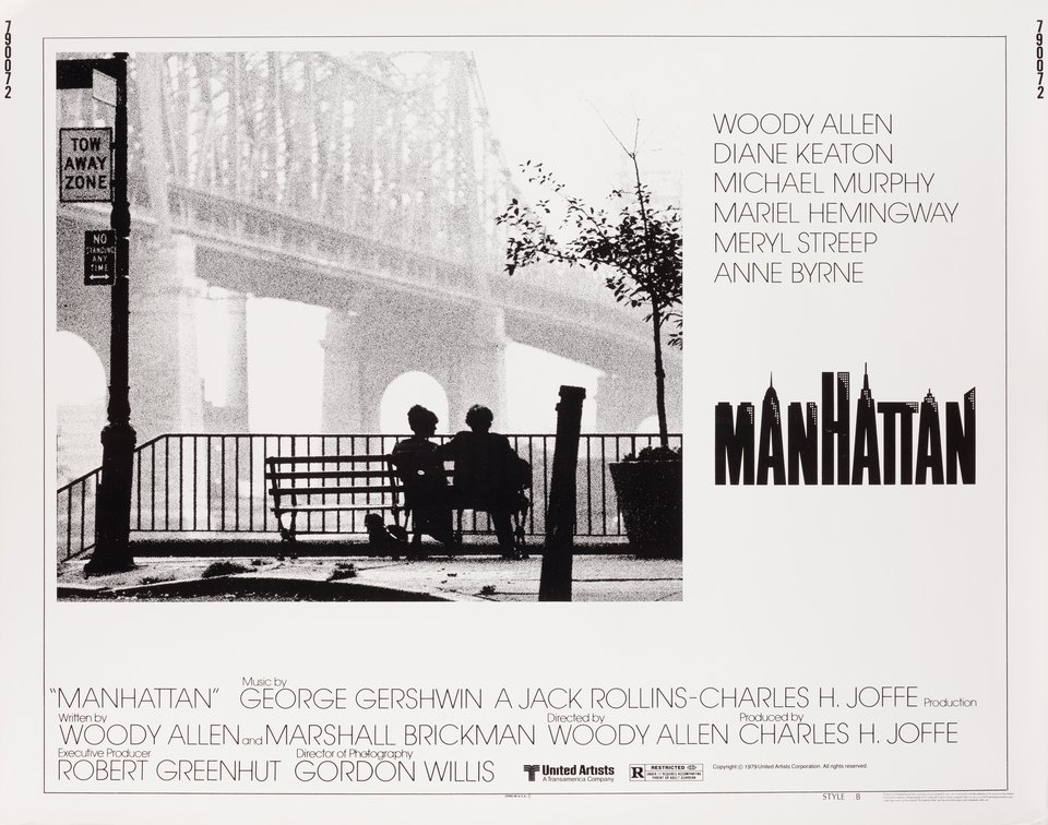 Manhattan Original 1979 U.S. Half Sheet Movie Poster