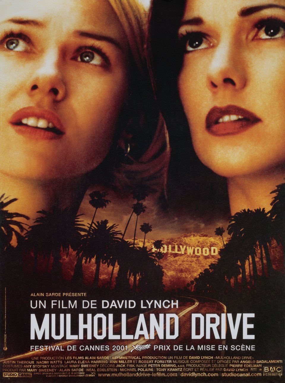 Mulholland Drive Original 2001 French Petite Movie Poster