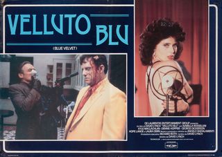 Blue Velvet Original 1986 Italian Fotobusta Movie Poster