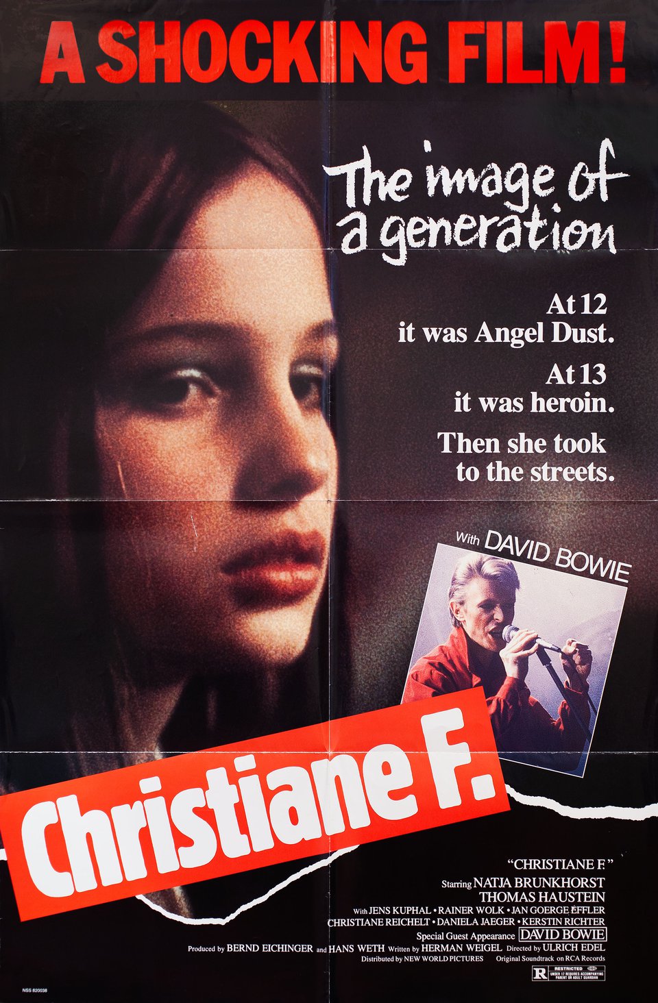 Christiane F. Original 1981 U.S. One Sheet Movie Poster