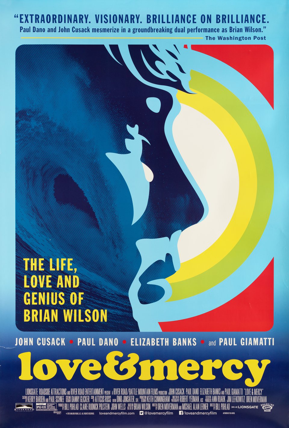 Love & Mercy Original 2014 U.S. One Sheet Movie Poster