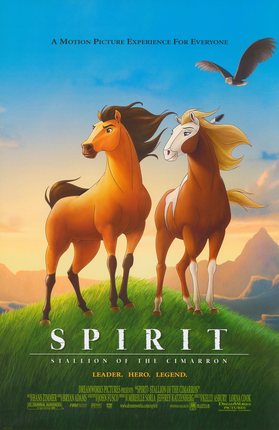 Spirit: Stallion of the Cimarron Original 2002 U.S. Mini Movie Poster