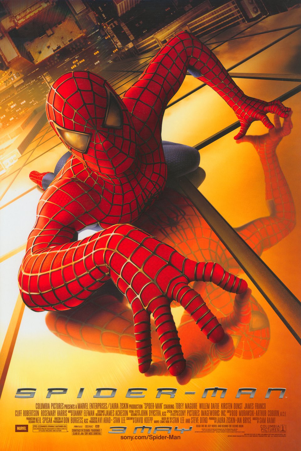 Spider-Man Original 2002 U.S. Mini Movie Poster