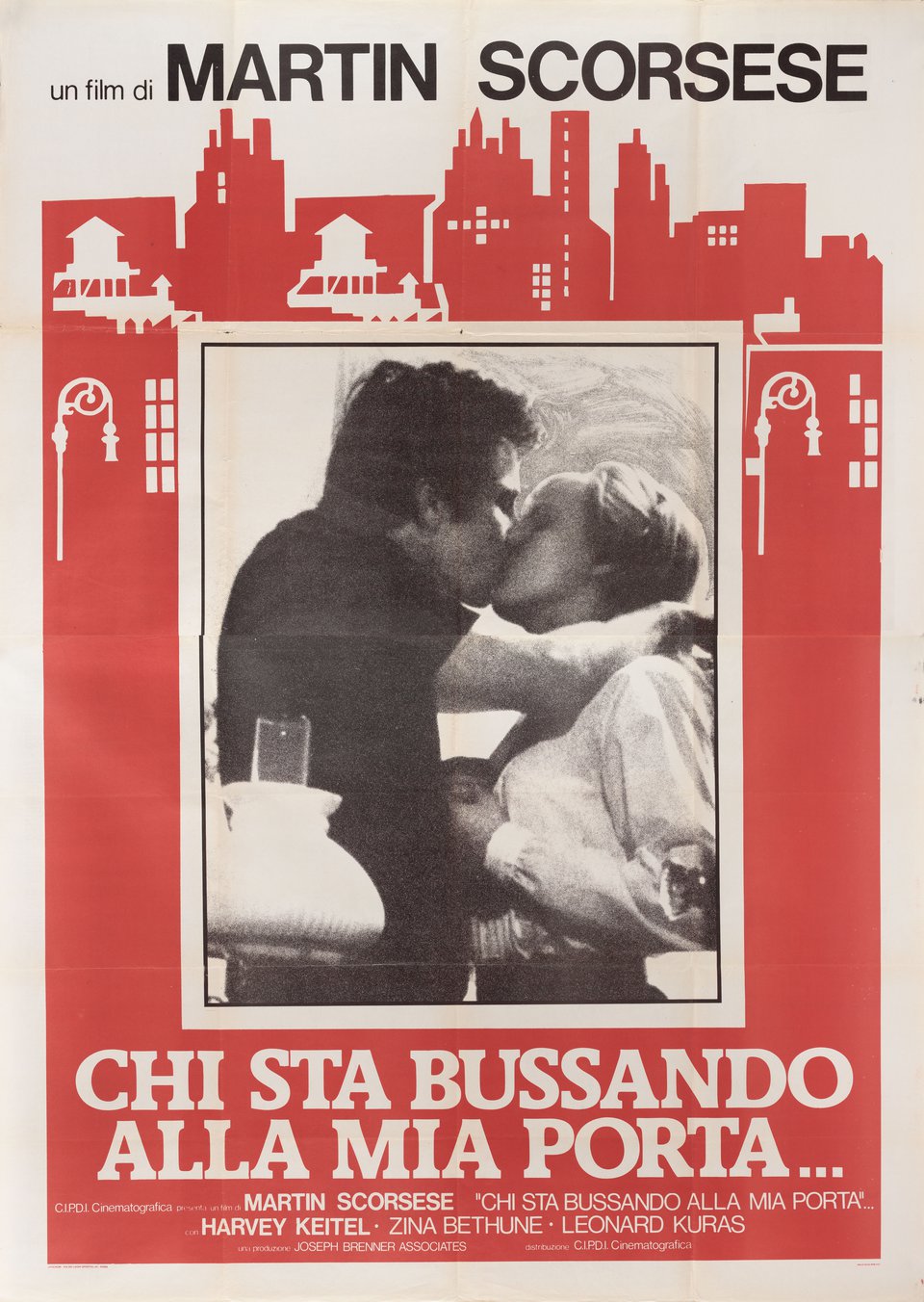 Who's That Knocking at My Door Original 1977 Italian Quattro Foglio Movie Poster