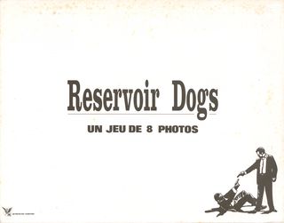Reservoir Dogs Original 1992 French Envelope